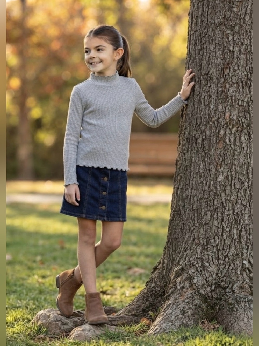CREWCUTS Turtle Neck Long sleeve shirt